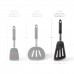 G-Well Flexible Long Turner Spatula 600°F Heat-Resistant Flexible Silicone Omelet Turner 